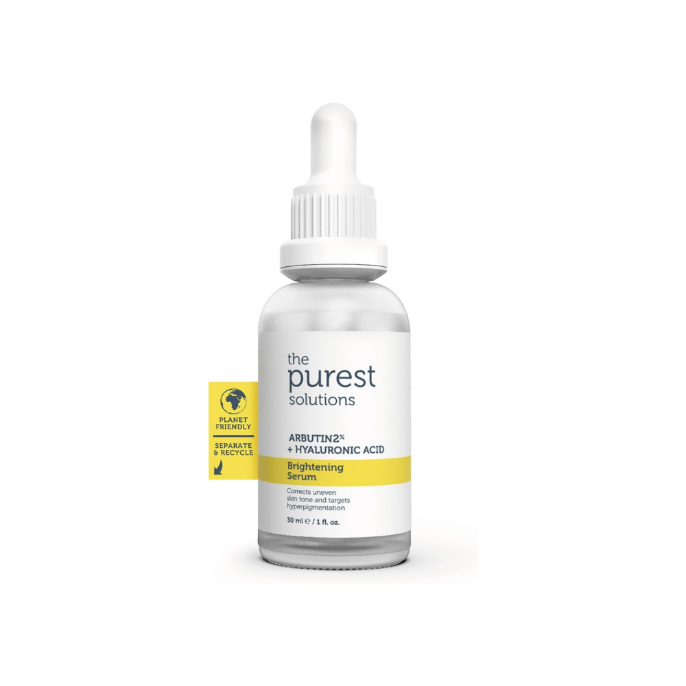 The Purest Solutions, Leke Karşıtı ve Leke Görünümü Azaltıcı Arbutin Cilt Bakım Serumu 30 ml (Arbutin%2 + Hyaluronic Acid)