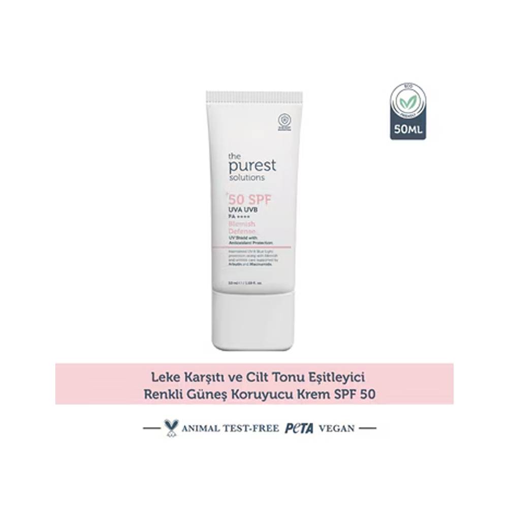 The Purest Solutions Lekeli Cilt Güneş Kremi 50+ Spf 50 ml