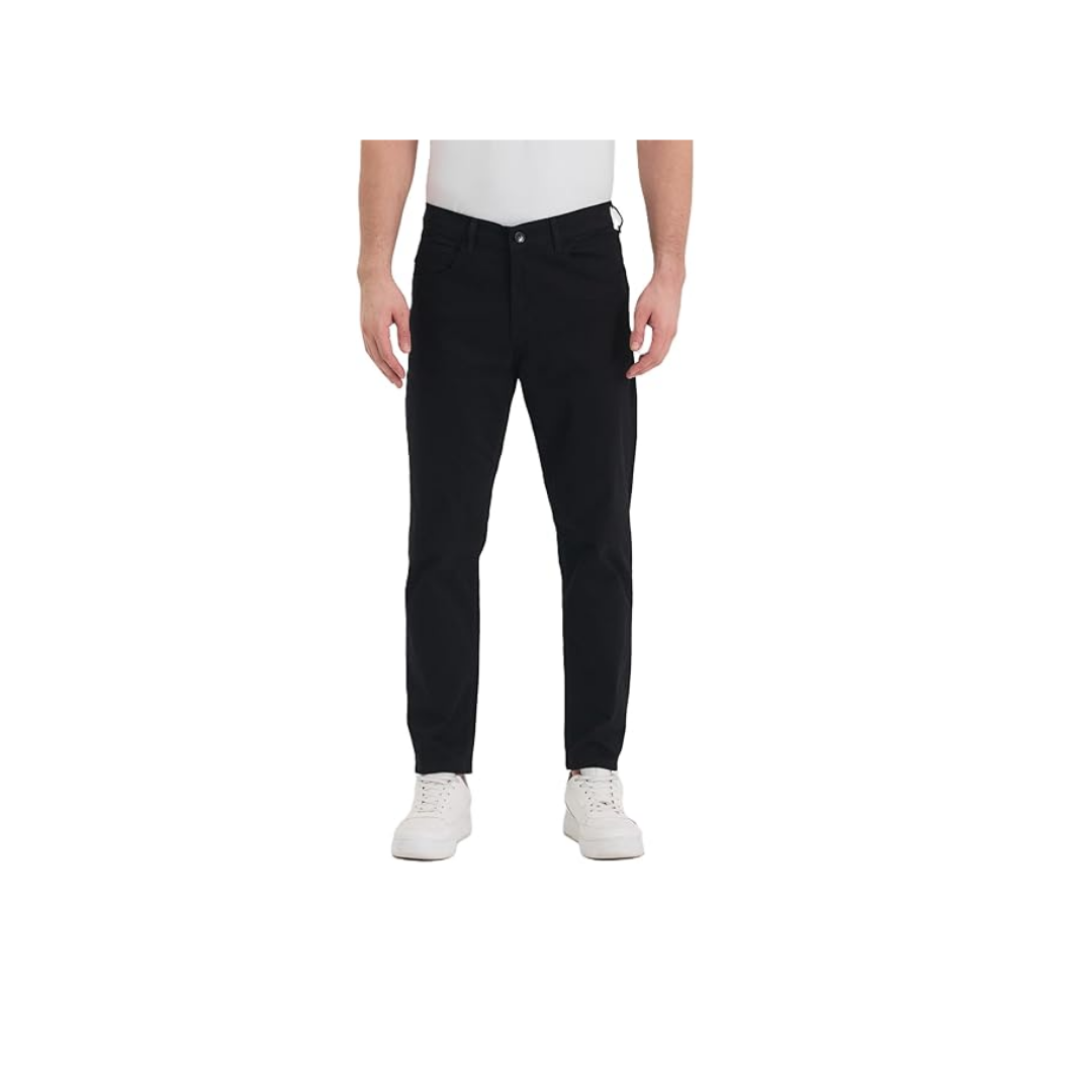 TheSeason Erkek Siyah Slim Fit Esnek Gabardin Pantolon thumbnail