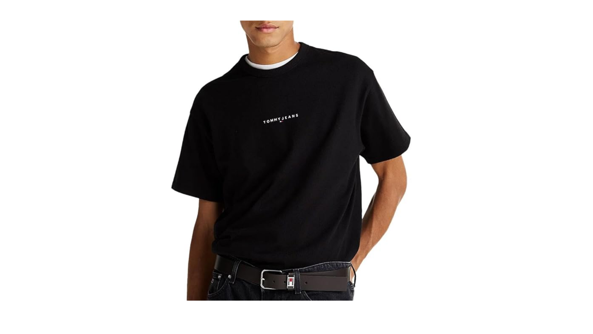 Tommy Hilfiger TJM RLX LINEAR LOGO TEE EXT Tişört Erkek