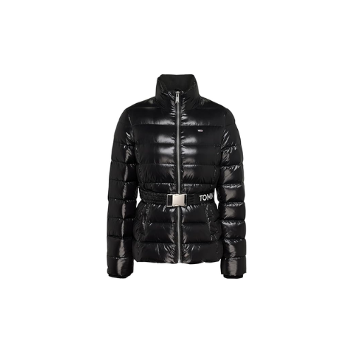 Tommy Hilfiger TJw Branded Belt Down Jacket Ceket Kadın Siyah