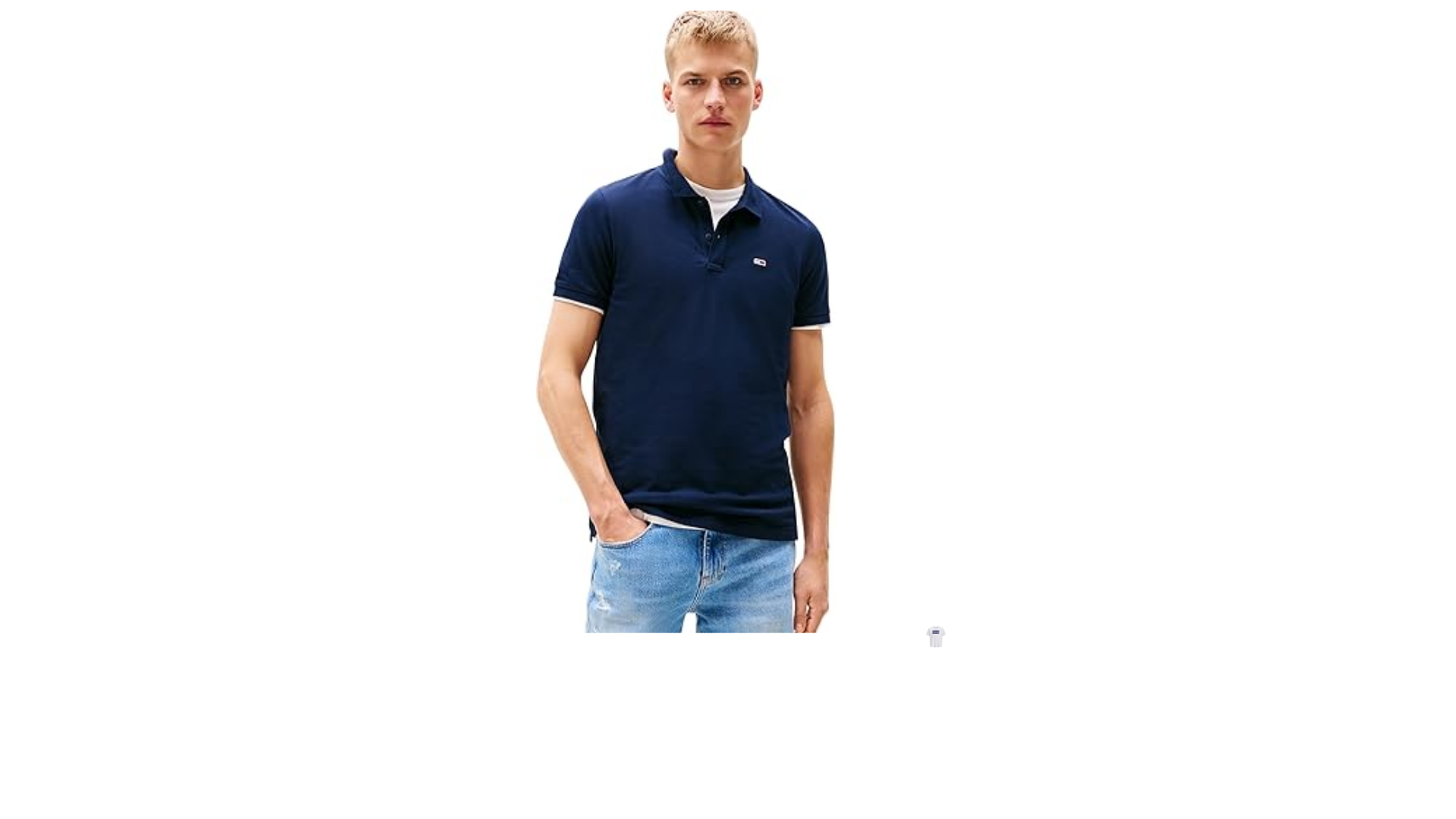 Tommy Jeans TJM SLIM PLACKET POLO EXT Polo T-shirt Erkek