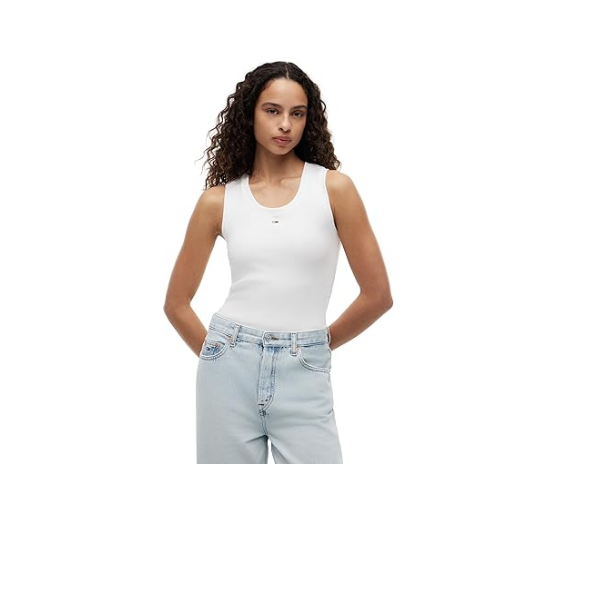 Tommy Jeans TJW ESSENTIAL RIB TANK EXT Tişört Kadın