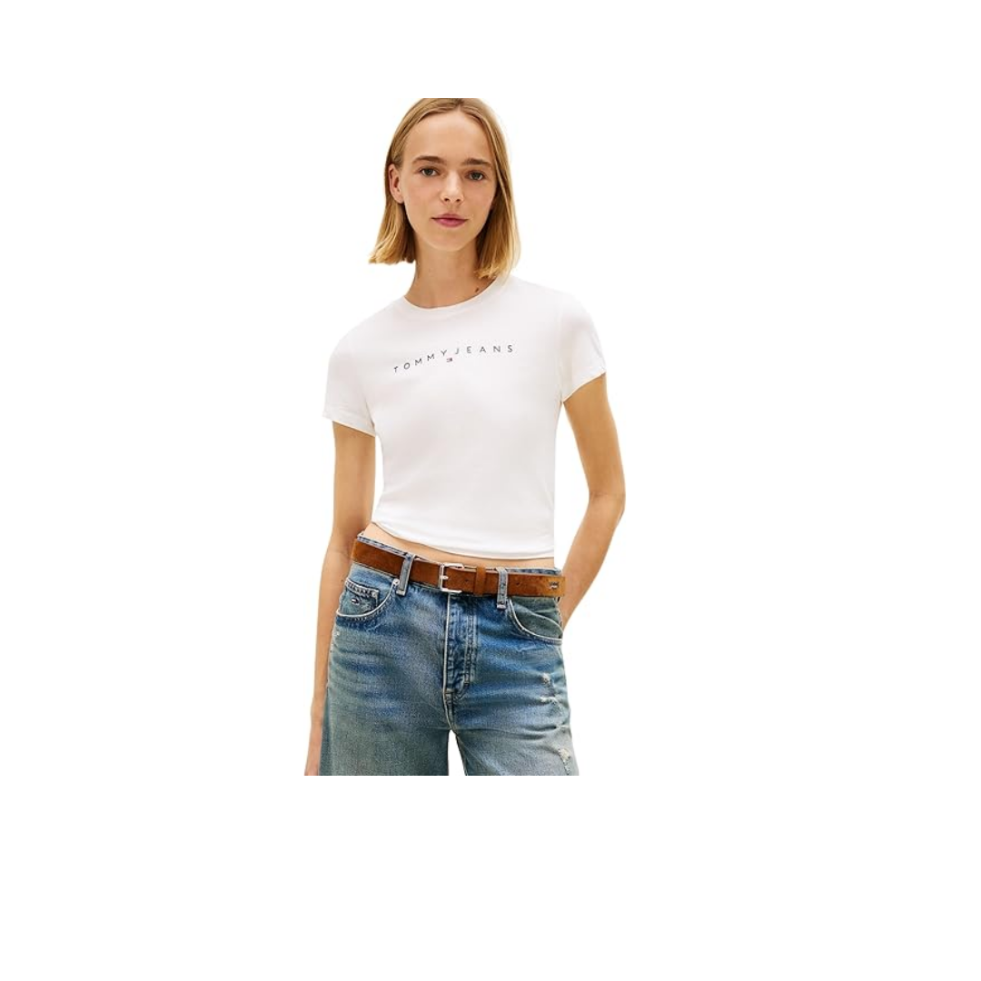 Tommy Jeans TJW SLIM LINEAR TEE EXT T-shirt Kadın