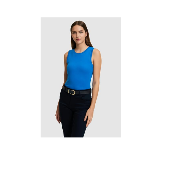 U.S. Polo Assn. Kadın Kobalt Tişört Basic 50323534-VR077