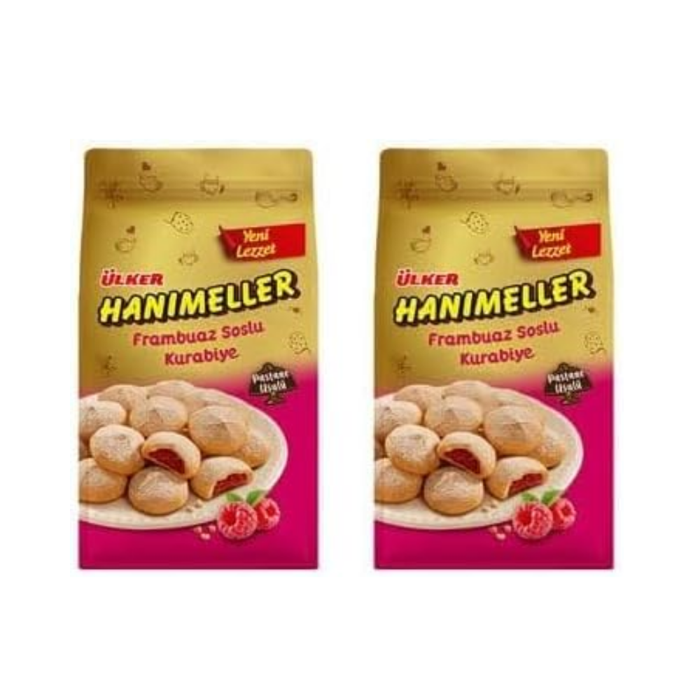 Ülker Hanımeller Frambuaz Soslu Kurabiye 150 Gr x 2 Adet