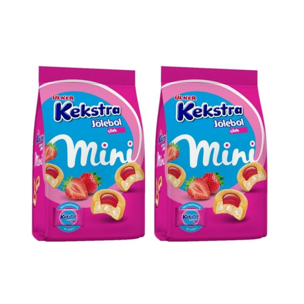 Ülker Kekstra Mini Çilekli 150 Gr x 2 Adet