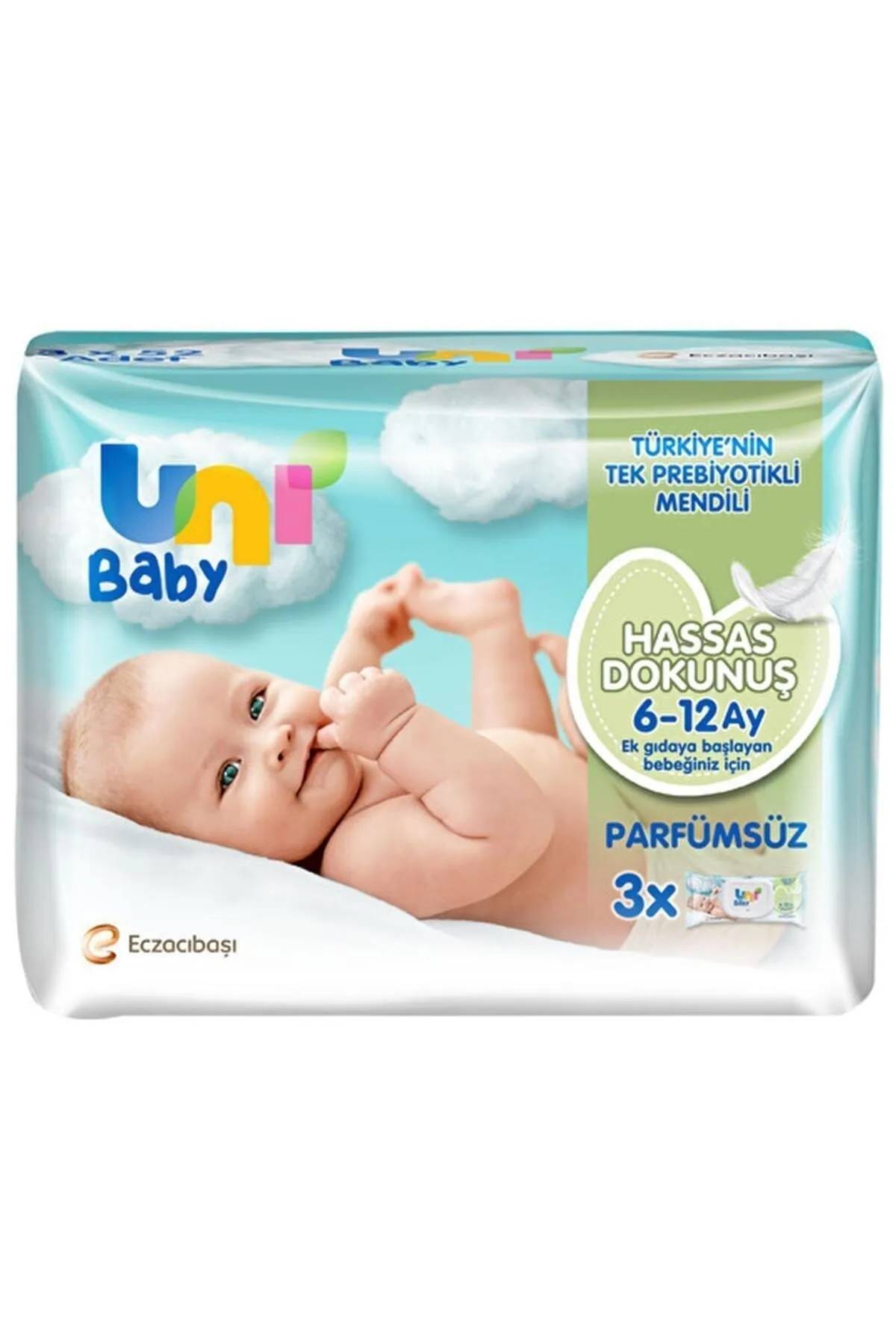 Uni Baby Hassas Dokunuş 6 - 12 Ay 3x52'li