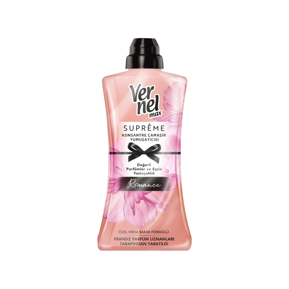 Vernel Max Konsantre Çamaşır Yumuşatıcısı 1200 ml 50 Yıkama Supreme Romance