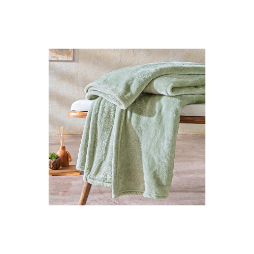 Yataş Olenna Wellsoft Tv Battaniyesi 140x190 Adaçayı