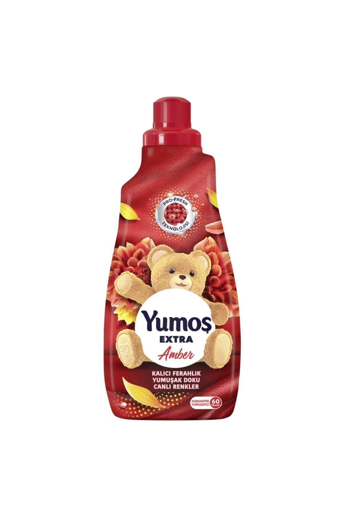 Yumoş Extra Konsantre Çamaşır Yumuşatıcısı Amber 1440 ml 60 Yıkama