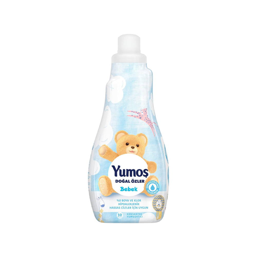 Yumoş Konsantre Çamaşır Yumuşatıcısı Bebek 1200 ml 50 Yıkama 1 Adet