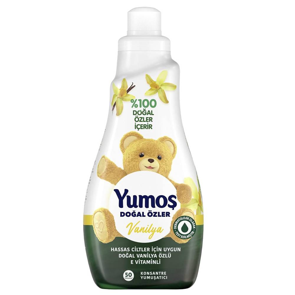 Yumoş Konsantre Çamaşır Yumuşatıcısı Vanilya 1200 ml 50 Yıkama